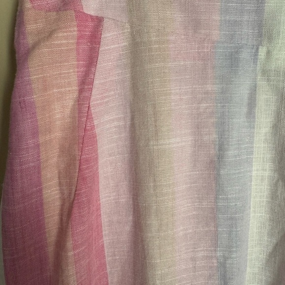NWT Splendid Sunset Hibiscus Stripe Linen Blend Maxi Skirt size Small - Picture 4 of 6